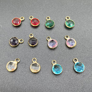 6.5mm Batu lahir bulat manik-manik unik untuk membuat perhiasan batu kelahiran buatan tangan perhiasan - Product Image 1