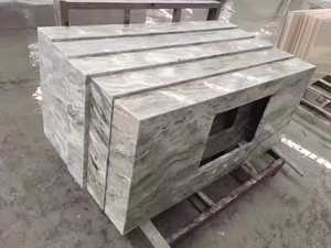 T20mm毫米30毫米定制尺寸梦幻多伦多棕色大理石萨瓦吉百利托龙奇诺大理石桌面梳妆台 - Product Image 3