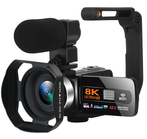 Caméra d'<span class=keywords><strong>action</strong></span> WiFi Premium 18X, 48MP d'interpolation, écran tactile HD 3.0, prise en charge HDMI/MIC <span class=keywords><strong>externe</strong></span>, ralenti, caméra 8K - Product Image 6