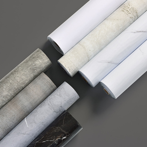 Pvc Marble Self ASdhesive Wall Sticker Rolls Peel and Stick Diy <strong>Background</strong> Decor for Living Room Factory Wholesale - Product Image 5