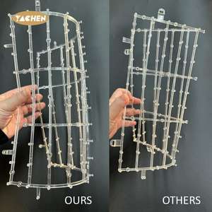 याचेन की शादी की पृष्ठभूमि सजावट 30-30 ब्लू गुलाबी इंद्रधनुष सिल्वर गुलाब सोने के शमर सीक्वेन दीवार पैनल - Product Image 4