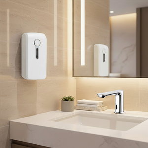 Dispensador de Jabón Líquido Automático HY-6809B(DC) de 1000 ml de Gran Capacidad, Dispensador de Jabón sin Contacto con Sensor Blanco <span class=keywords><strong>para</strong></span> Uso en Hoteles, Sin Necesidad de Perforación - Product Image 6