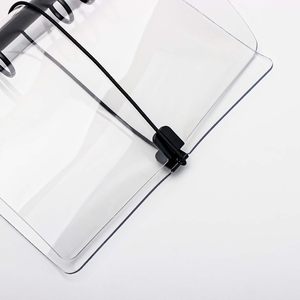 Diario <span class=keywords><strong>con</strong></span> Copertina in PVC Trasparente a 6 Anelli, Quaderno <span class=keywords><strong>con</strong></span> 40 Fogli, Vendita all'Ingrosso - Product Image 5
