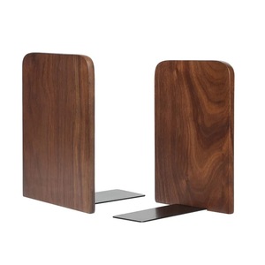 Yuka Solid Wood <b>Bookend</b> 13x8x10.5cm Nordic Style Desktop Storage Support - Product Image 1