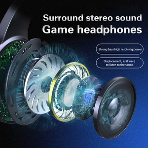 Con micrófono Led Light Auriculares <span class=keywords><strong>Gamer</strong></span> Usb Auriculares con cable Auriculares para Ps4 Xbox <span class=keywords><strong>PC</strong></span> Computer Ear Gaming Headset - Product Image 3