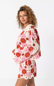Conjunto <span class=keywords><strong>de</strong></span> Top y Shorts <span class=keywords><strong>de</strong></span> Mujer Estilo Crochet 2026, Color Rosa Beige, Dos Piezas, Traje <span class=keywords><strong>de</strong></span> Verano con Cintura Elástica, OEM, Conjunto <span class=keywords><strong>de</strong></span> 2 Piezas para Chicas - Product Image 4