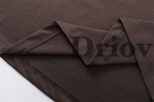 تي شيرت بتصميم قميص 2024 وزن 230 جرام عالي الجودة غير رسمي بدون رسومات تي شيرت رجالي سادة يمكن الطباعة عليه بشعار مخصص مطرز تي شيرت قطني - Product Image 4