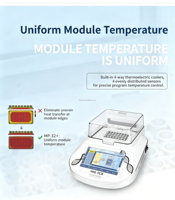 IKEME Mini-thermocycleur PCR à gradient 32 puits pour laboratoire, amplificateur génétique, test ADN en laboratoire