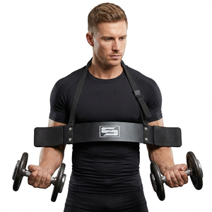 Appareil de musculation confortable et antidérapant en aluminium pour l'entraînement des biceps et des triceps, idéal pour la musculation et l'haltérophilie - Product Image 1