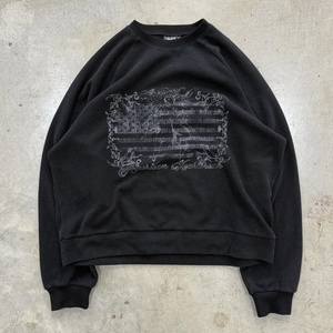 เสื้อยืดแขนยาวทรงโอเวอร์ไซส์ผ้าวาฟเฟิลพิมพ์ลายคุณภาพสูงสำหรับผู้ชาย เป็นมิตรกับสิ่งแวดล้อม ระบายอากาศได้ดี สไตล์สตรีทแวร์ เก็บความร้อน ทันสมัย - Product Image 3