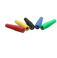 Connecteurs audio-vidéo banane en laiton nickelé CZ-2082, fiche banane 2 mm pour instrument électronique