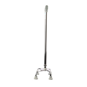 Bâton de marche en acier au carbone à 4 pieds, réglable en hauteur, antidérapant, pour personnes âgées et handicapées - Product Image 4