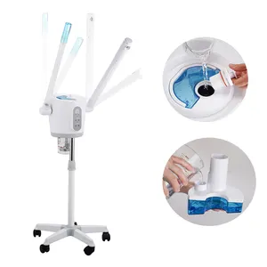 GOMECY Double Spray hot and cold steamer Spa Facial Machine Facial Steamer ozone spraying machine face wash device