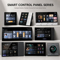 Panneau de commande électrique intelligent pour la maison avec application et commande vocale, en plastique et PC, compatible Wi-Fi