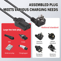 Chargeur de batterie au phosphate de lithium CHAOCHENBEN 72V 15A haute puissance avec coque en aluminium pour vélo électrique, moto et tricycle