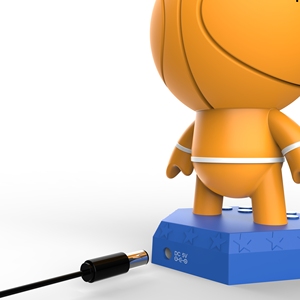 Réveil à projecteur LED au design élégant et contemporain Réveil pour enfants Horloge de bureau en ABS pour le sommeil - Product Image 3