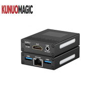 Codificador IP USB UVC Digital de Alta Definición KUNUOMAGIC, Compatible con NDI/SRT/RTSP para Transmisión en Vivo 4K (Metal) H.265, Garantía de 5 Años