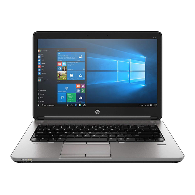 Original Refurbished Used Laptop ProBook 640 G1 A+ Grade I5 8G 256G SSD for HP Lowest Priced Laptop Student & Education Notebook