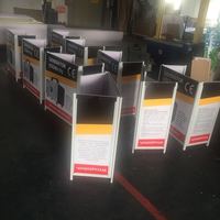 En aluminium de promotion de pop comptoir stand pour la publicité
