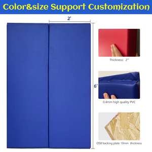 Tappetino morbido in PVC imbottitura da parete con superficie in pvc tappetino da parete con materiale di riempimento di alta qualità per palestra - Product Image 3