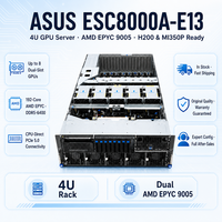 ESC8000A-E13 4U Rackmount GPU Server Dual Socket 8 Dual Slot GPU 24 DIMM DDR5 PCIe 5.0 untuk Pelatihan AI Deep Learning HPC