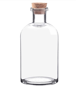 Vase bouteille en verre transparent <span class=keywords><strong>de</strong></span> 500ml 16oz avec <span class=keywords><strong>bouchon</strong></span> en liège pièce maîtresse florale pour l'artisanat d'art bricolage décoration fête faveurs cadeau <span class=keywords><strong>de</strong></span> mariage - Product Image 1