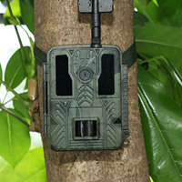 Nouvelle caméra de surveillance de la faune 4G avec carte SIM gratuite, vision nocturne 4K pour la forêt, la ferme, la chasse en plein air