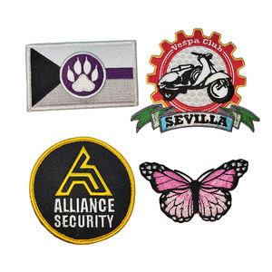 Parches bordados tejidos personalizados, ropa, sombreros, bolsas, prensa de calor, logotipo de hierro, cuentas, logotipo de tela personalizado, parches para coser - Product Image 5