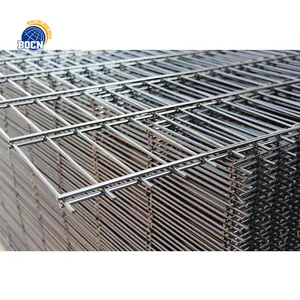 BOCN hot sale galvanized powder coated fencing welded double wire 868/656/545 twin bar wire mesh fence