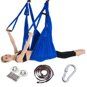 Sling volant en nylon anti-gravité de haute qualité meilleures couleurs de studio extérieur ensemble de balançoire de yoga aérien sûr et sécurisé Yog - Product Image 1