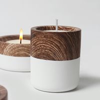 Pot de bougie en ciment créatif de Style nordique pot de bougie d'aromathérapie cire de soja versable décor à la maison pot de bougie parfumée
