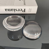 Presse-papiers en verre cristal K9 transparent, demi-sphère, dôme transparent, personnalisable avec logo gravé au laser, cadeaux d'entreprise