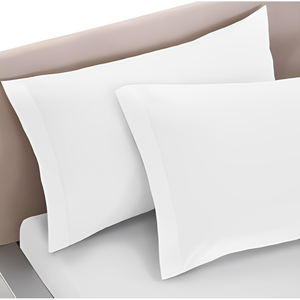 FRIDA LINE - PAR DE FUNDAS DE ALMOFADA DE ALGODÓN BLANCAS DE 52X82 CM - Product Image 1