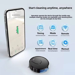 Smart Robot Automatic Cleaning <b>Mopping</b> Robot Vacuum Cleaner Remote Control <b>Electric</b> Power Source Water For Home Cleaning GV2G-SH - Product Image 3