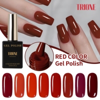 HEMA FREE – Nouveau Kit de Vernis Gel UV Rouge de Haute Qualité, 18 Couleurs Unies pour Salons de Manucure, Fournitures Professionnelles, Marque Privée