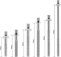 AOOLOO – Vente en gros usine de vis de tension et tiges de tension en acier inoxydable pour batterie (M6/M8 10mm-110mm) pour instruments