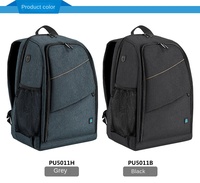 PULUZ Factory Direct Sac à dos pour appareil photo reflex de grande capacité Sac de rangement numérique étanche pour accessoires de studio photo