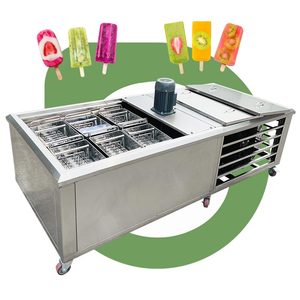 เครื่องทำไอศกรีมแท่งแบบอุตสาหกรรม แบบสองแม่พิมพ์ 4 6 8 20 24 ช่อง  แบบแมนนวลและอัตโนมัติ ผลิตจากบราซิล - Product Image 1