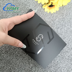 Chuyên nghiệp cấp tùy chỉnh thẻ với màu đen UV in ấn, hình chữ nhật thiết kế, tuyệt vời cho doanh nghiệp nhỏ và cảm ơn bạn lưu ý thẻ - Product Image 4