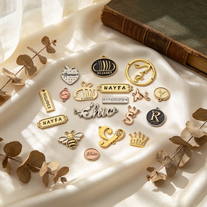 Étiquette de Marquage Métallique Personnalisée Sans Nickel, Logo Gravé Personnalisé pour Vêtements, Bagages, Accessoires en Cuir - Product Image 3