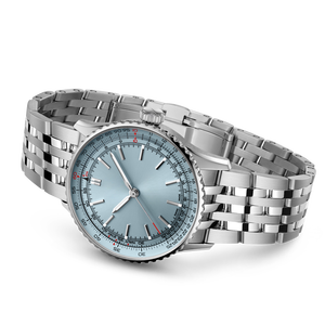 Reloj <span class=keywords><strong>de</strong></span> Cuarzo Mecánico <span class=keywords><strong>de</strong></span> Acero Inoxidable con Esfera Azul <span class=keywords><strong>de</strong></span> la Serie Aviación Deportiva Retro <span class=keywords><strong>de</strong></span> Lujo <span class=keywords><strong>de</strong></span> Alta Calidad para Breitlings - Product Image 5