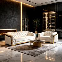 Canapé en tissu abrasif de luxe italien, mobilier de designer moderne et minimaliste pour salon de villa haut de gamme