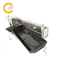 Barbecue Grill Commercial au charbon de bois, brûleurs, rôtissoire à moteur électrique