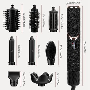 Máy sấy tóc điện đặt secadores de pelo Profesional công cụ tạo kiểu tóc uốn sắt cepillo secador <span class=keywords><strong>5</strong></span> <span class=keywords><strong>En</strong></span> <span class=keywords><strong>1</strong></span> - Product Image 2