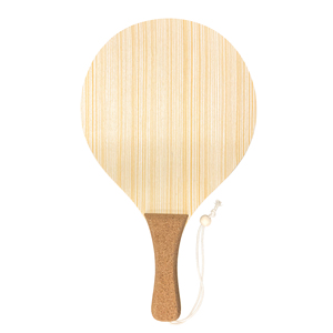 Kuangfeng Fsc Gỗ Sồi Gỗ Ván Ép Bằng Gỗ Nút Chai Xử Lý Bãi Biển Vợt Đặt Vợt Bãi Biển Trò Chơi Bãi Biển Tennis Vợt Cho Người Lớn - Product Image 5