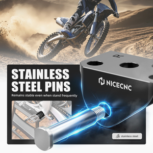 Staffe di Montaggio Pedane Offset NICECNC per <span class=keywords><strong>Yamaha</strong></span> YZ250F 2024 2025 2026 YZ450F 2023-2026 <span class=keywords><strong>YZ</strong></span> <span class=keywords><strong>250F</strong></span> 450F - Product Image 2