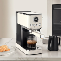 Machine à café expresso Circle Joy CJ-KFJ01 20 bars, extraction chaude et froide, contrôle de la température à 92°C, buse vapeur pour la maison et le bureau