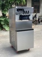 Machine de fabrication de crème glacée Machines à crème glacée automatique 3 saveurs Machine à crème glacée commerciale molle pour prix professionnel
