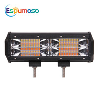 Barre lumineuse de travail LED 4/7/13/17/20 pouces 36W 72W 180W Spot Flood Combo Flash Strobe Offroad Truck ATV SUV Voiture 4x4 4WD Barre lumineuse LED