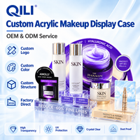 Support de présentation de maquillage en acrylique personnalisé pour boutique de beauté, magasin, table de maquillage à domicile, coiffeuse